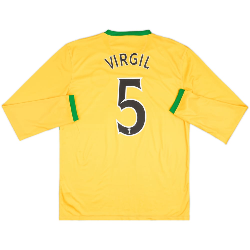2013-14 Celtic Away L/S Shirt Virgil #5 - 8/10 - (M)