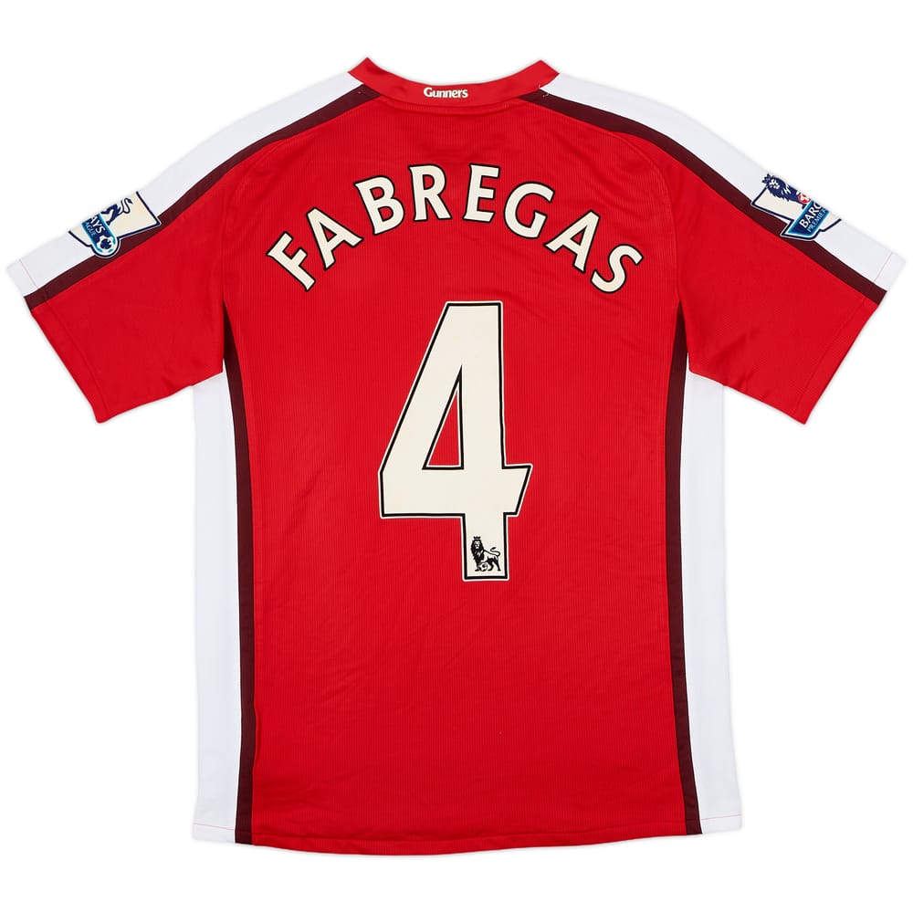 2008-10 Arsenal Camiseta Local Fabregas #4 - 7/10 - (S)