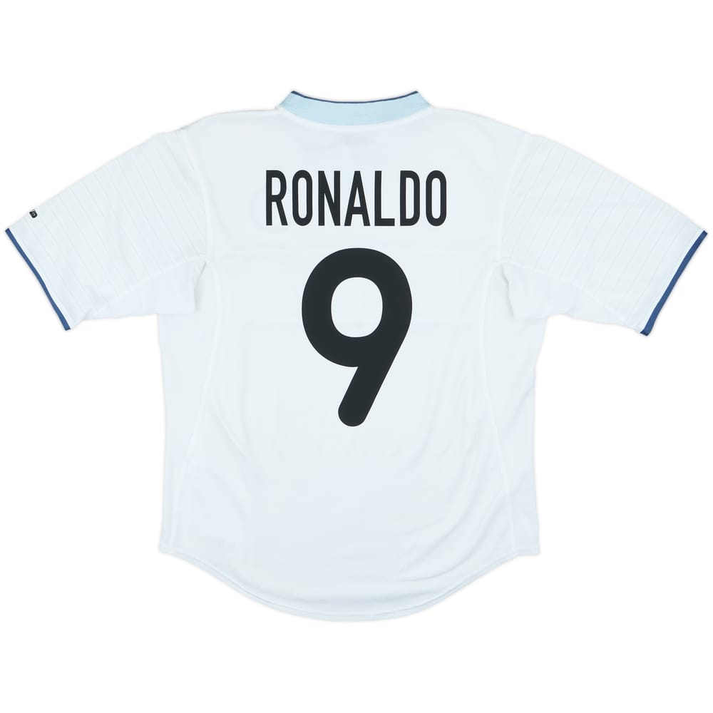 Camiseta de visitante del Inter Milan 2000-01 Ronaldo #9 - 6/10 - (M)