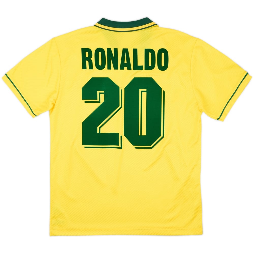 1994 Brazil Home Shirt Ronaldo #20 - 8/10 - (L)