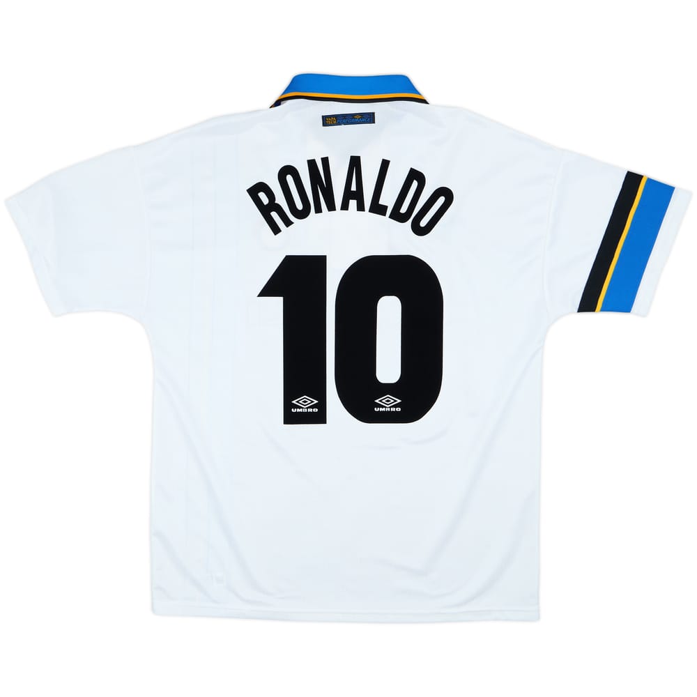 Camiseta de visitante del Inter Milan 1997-98 Ronaldo #10 - 10/10 - (L)
