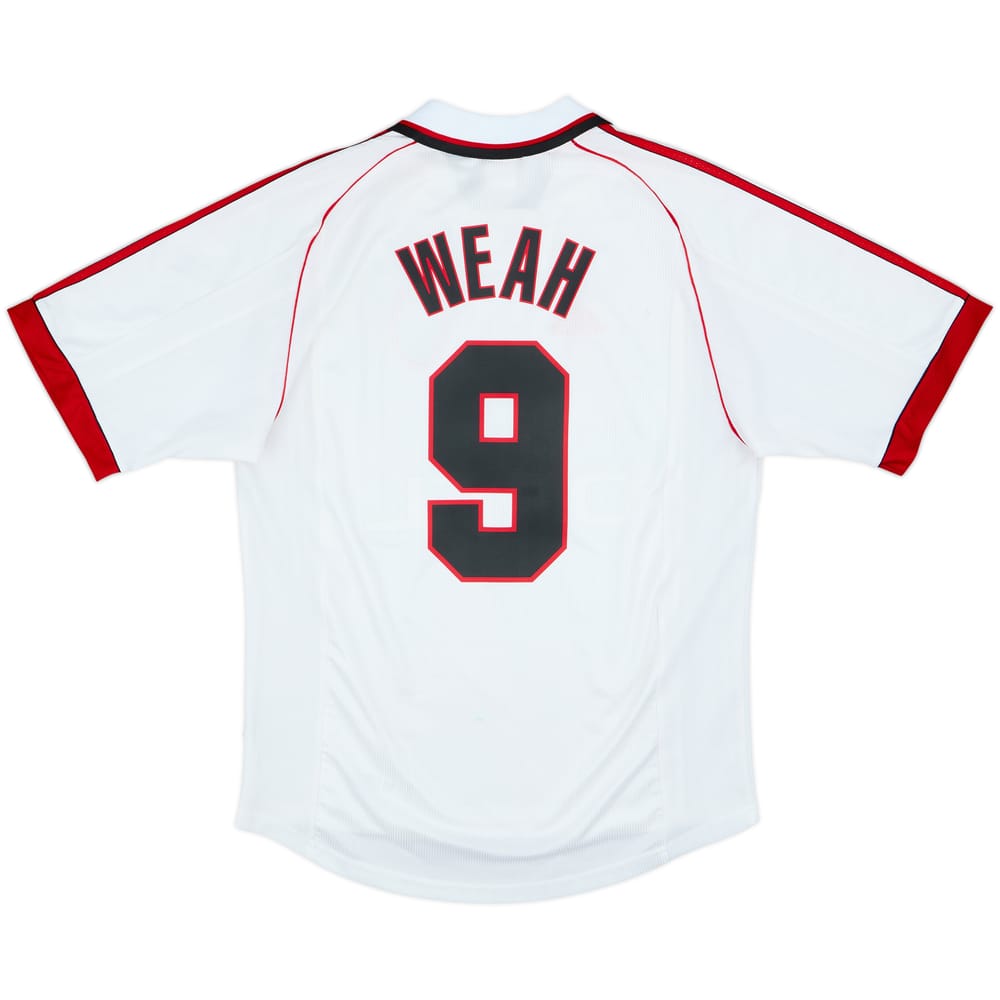 1998-99 AC Milan Away Shirt Weah #9 - 7/10 - (M)