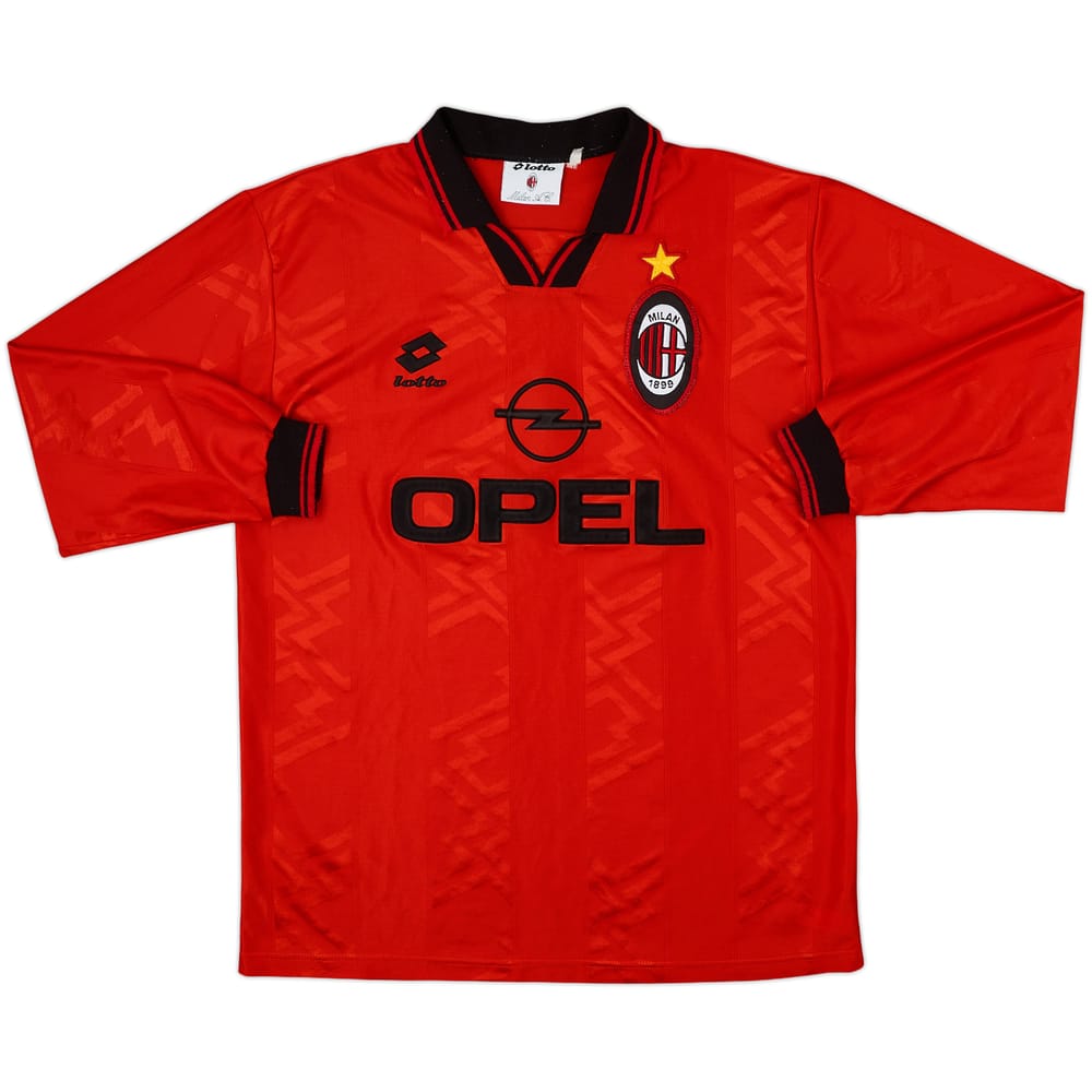 1996-97 AC Milan Fourth L/S Shirt - 8/10 - (XL)