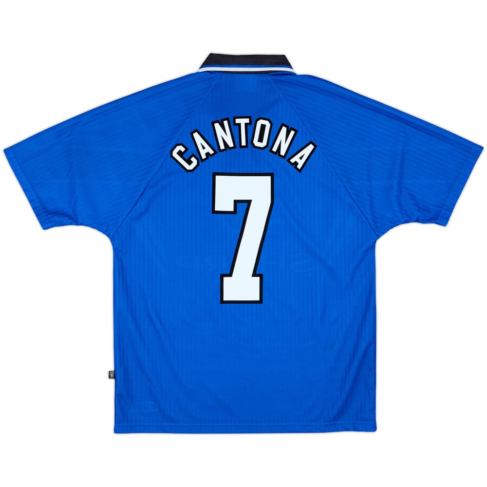 1996-98 Manchester United Third Shirt Cantona #7 - 9/10 - (M)