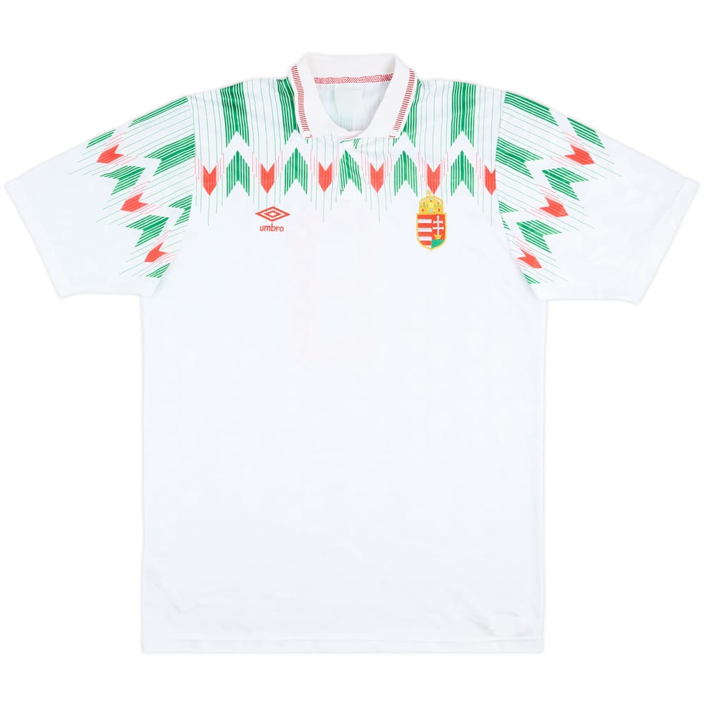 1990-93 Hungary Match Issue Away Shirt #8