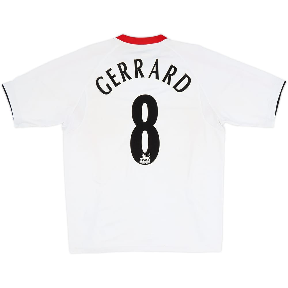 2005-06 Liverpool Away Shirt Gerrard #8 - 5/10 - (L)