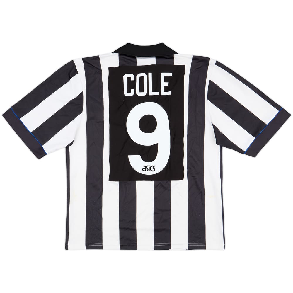 1993-95 Newcastle Home Shirt Cole #9 - 6/10 - (L)