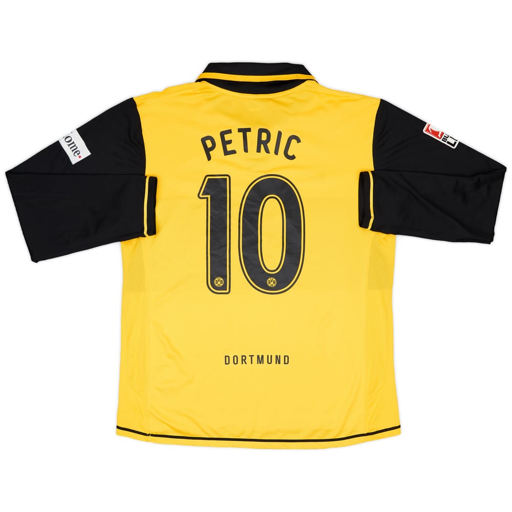 2007-08 Borussia Dortmund Match Issue Home L/S Shirt Petric #10