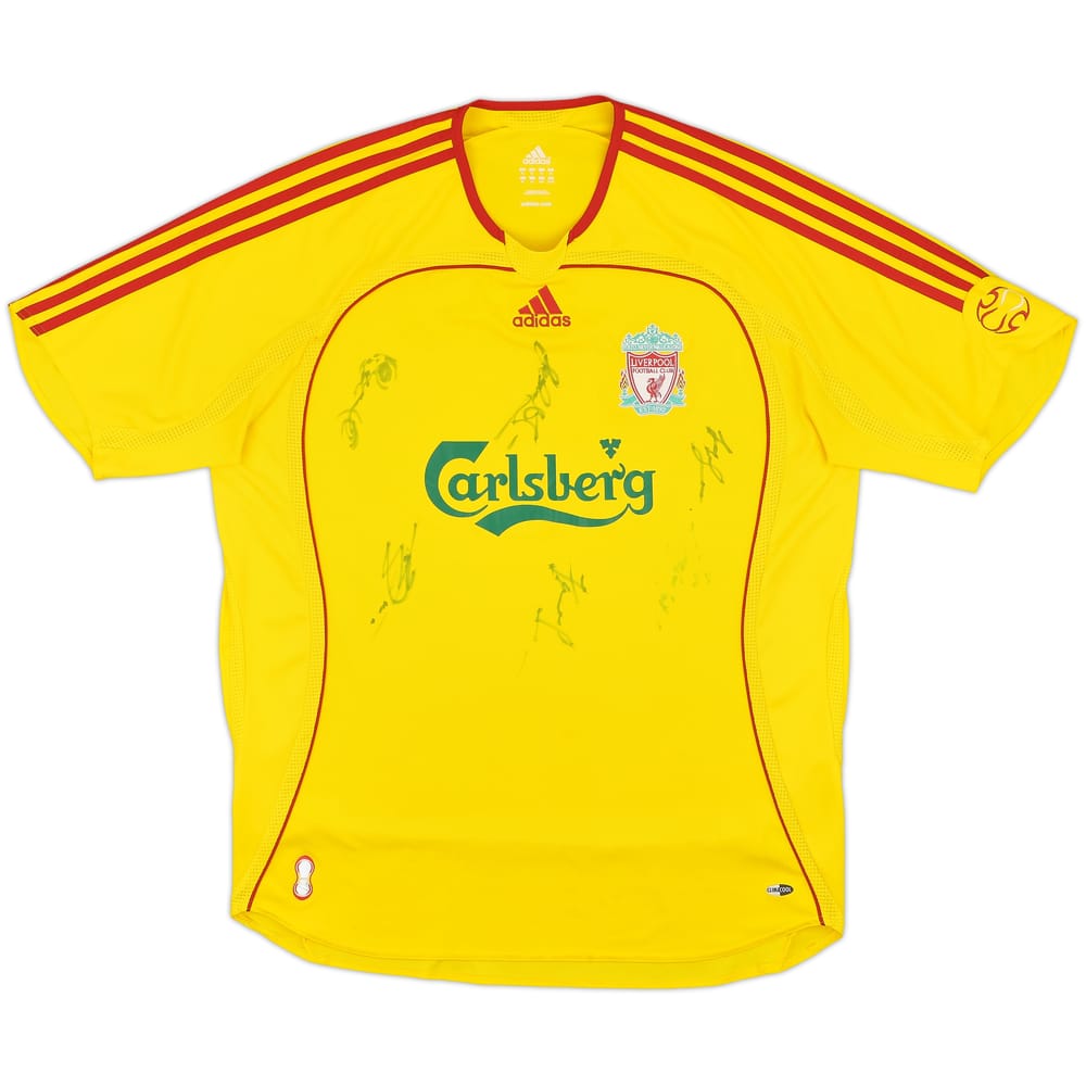 2006-07 Liverpool Signed Away Shirt - 8/10 - (XL)