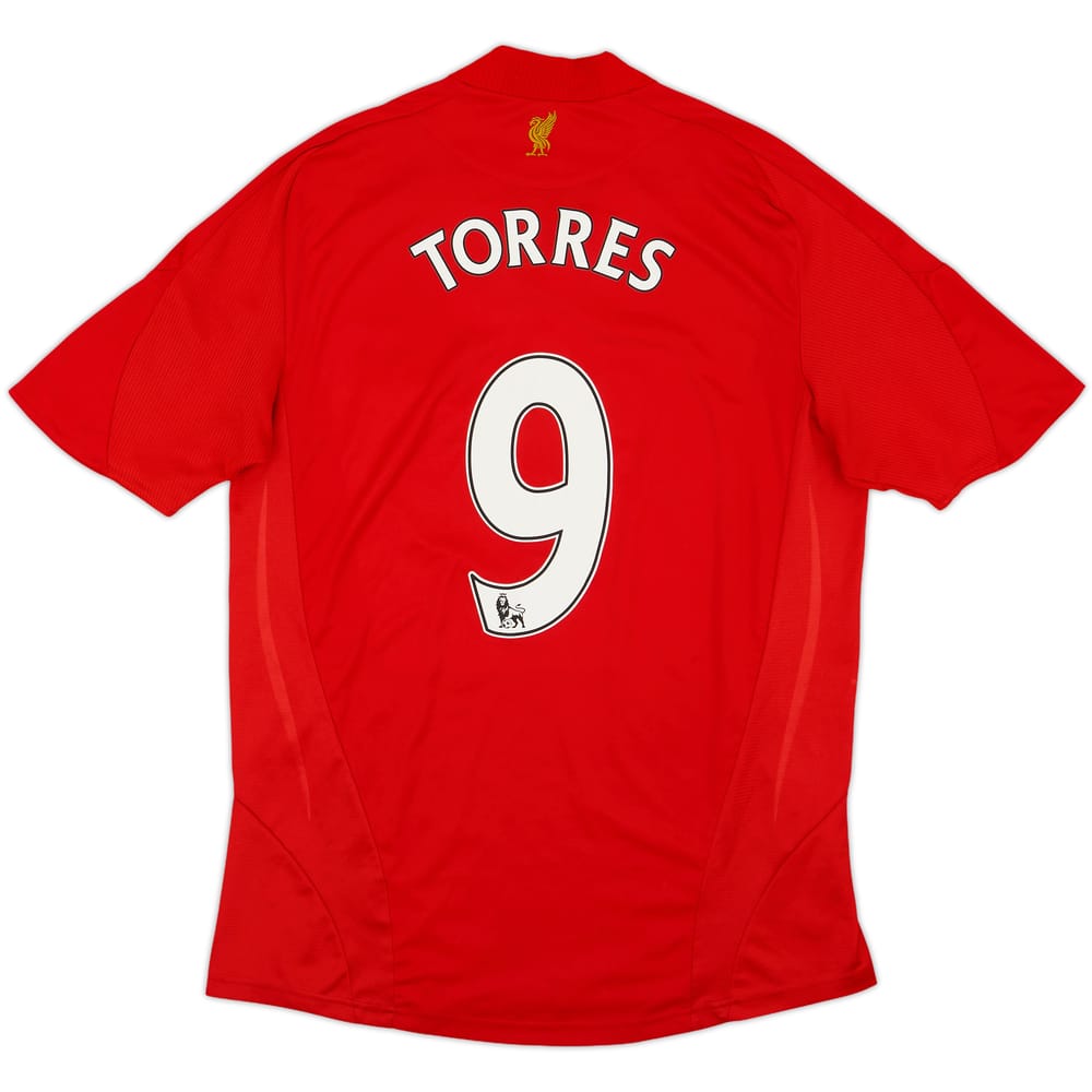 2008-10 Liverpool Home Shirt Torres #9 - 8/10 - (M)