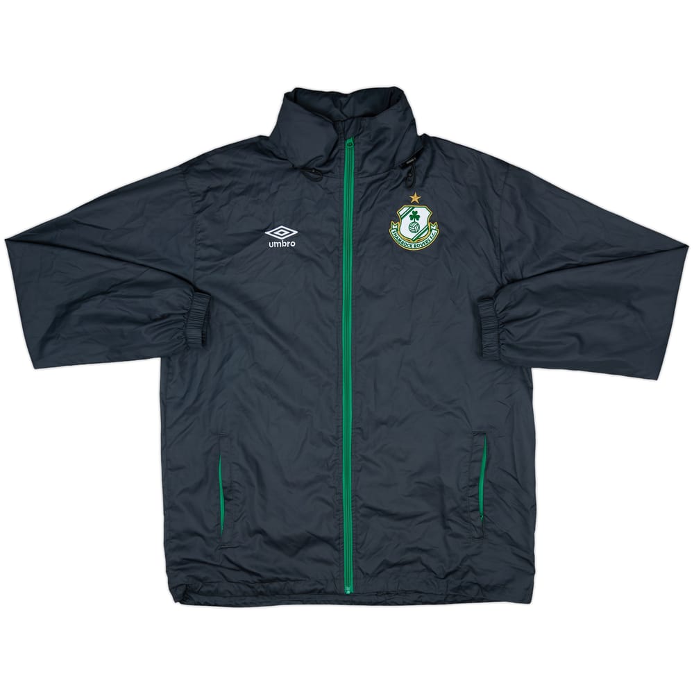 2011-12 Shamrock Rovers Umbro Hooded Rain Jacket - 8/10 - (M)