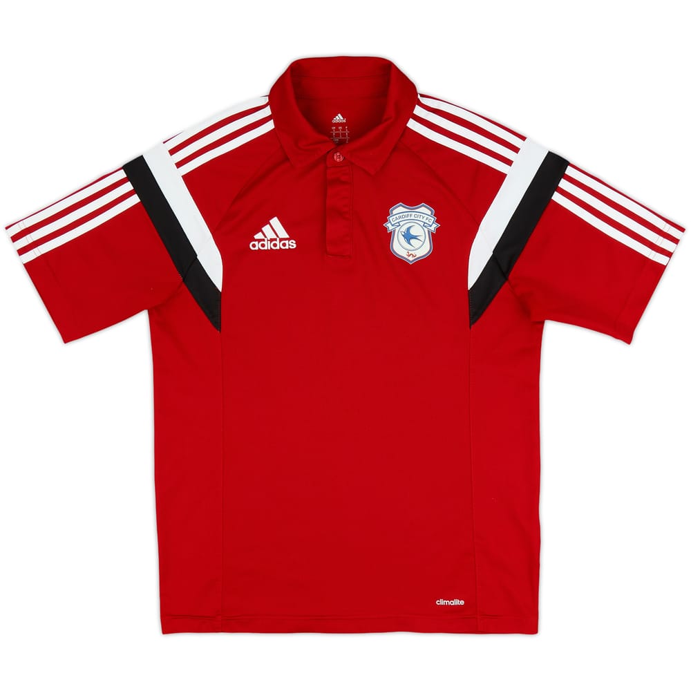 2015-16 Cardiff adidas Polo Shirt - 9/10 - (S)