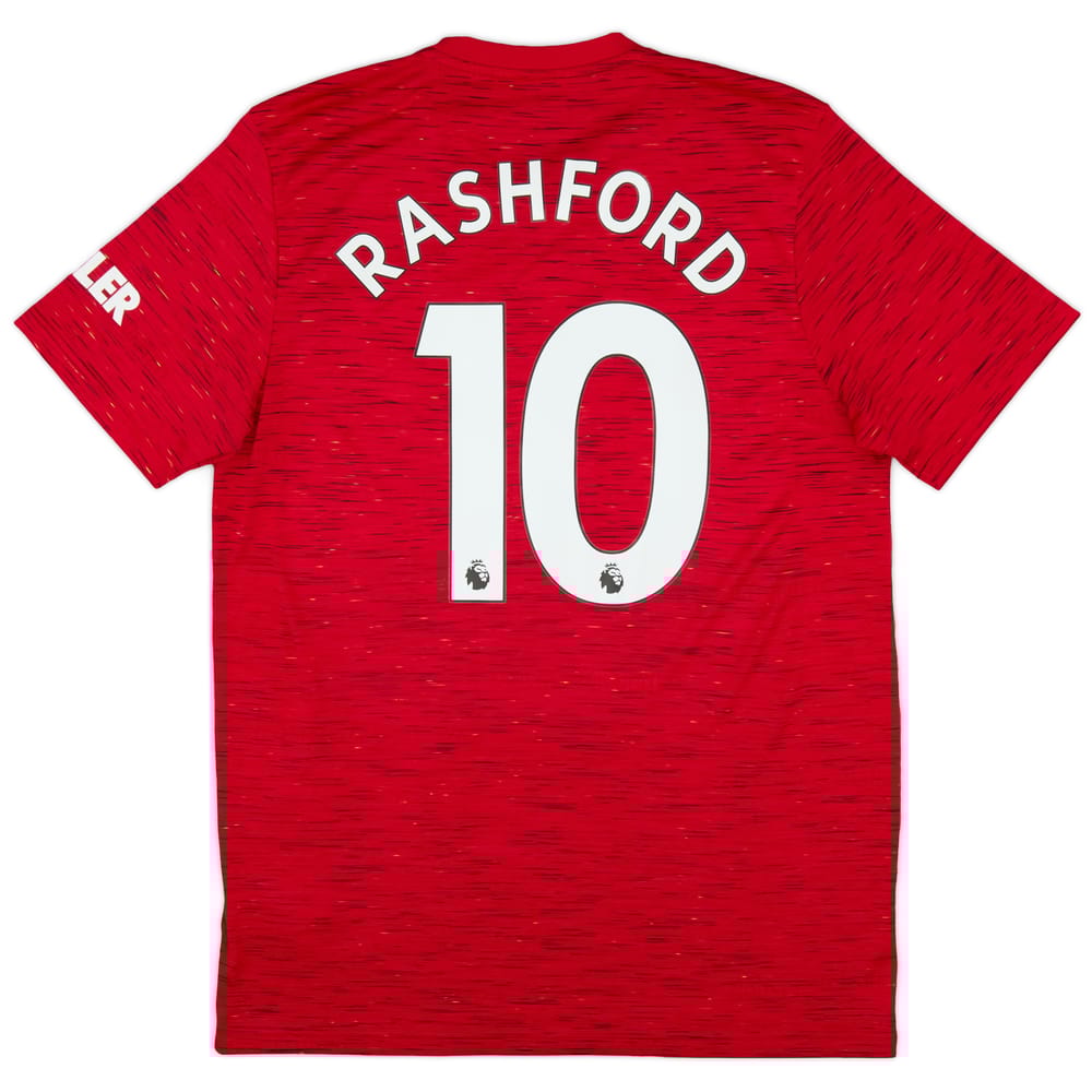 2020-21 Manchester United Home Shirt Rashford #10 - 10/10 - (L)