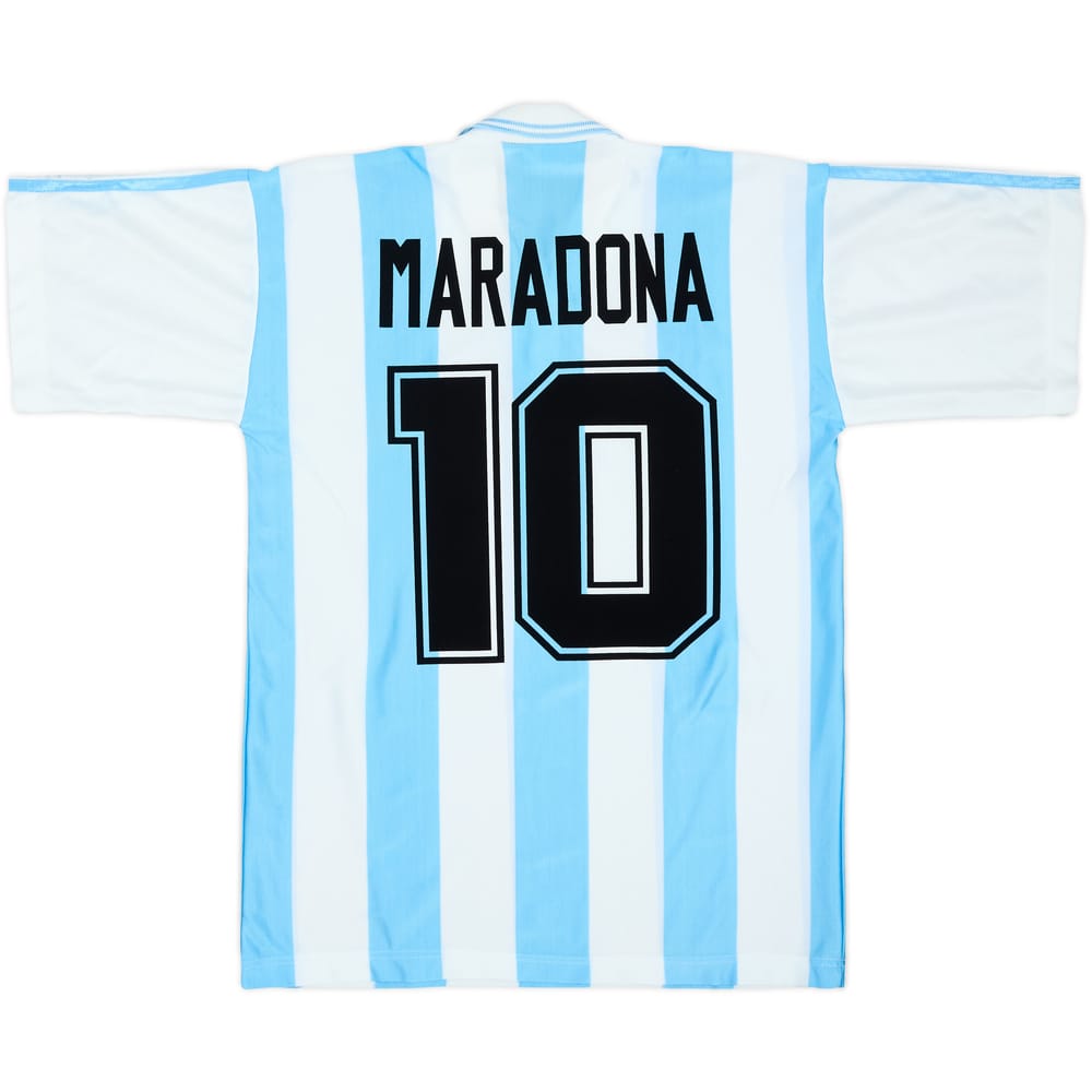 1994 Argentina Home Shirt Maradona #10 - 10/10 - (L)