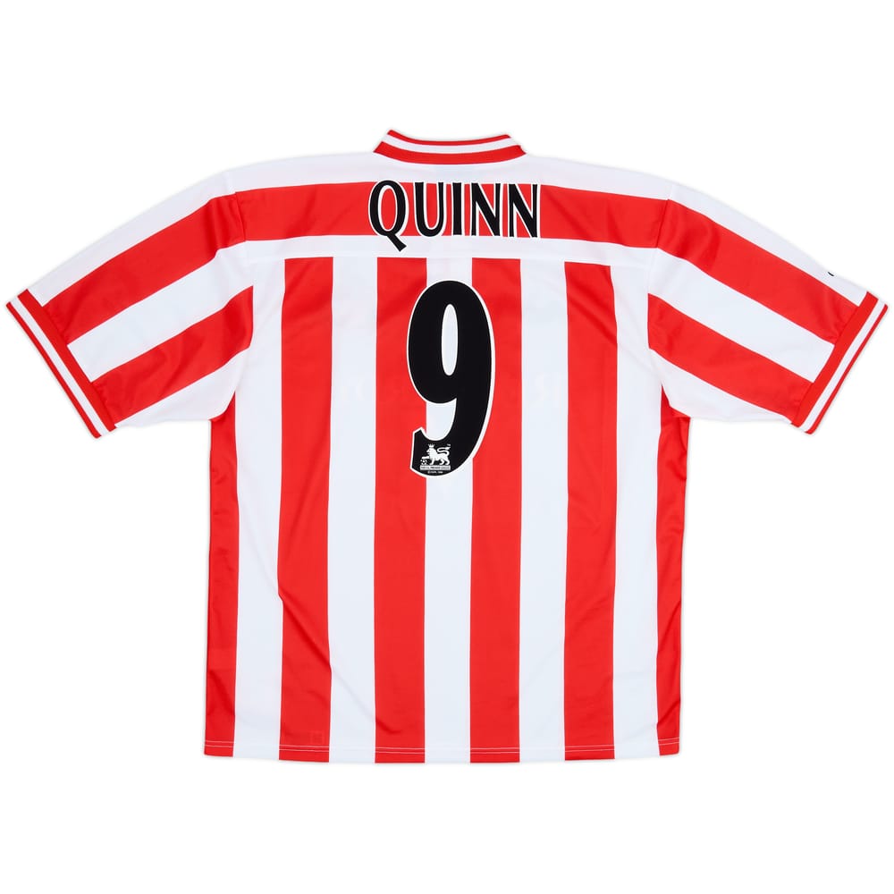 1999-00 Sunderland Home Shirt Quinn #9 - 8/10 - (XL)