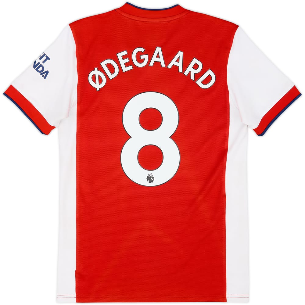 2021-22 Arsenal Home Shirt Odegaard #8 - 6/10 - (S)