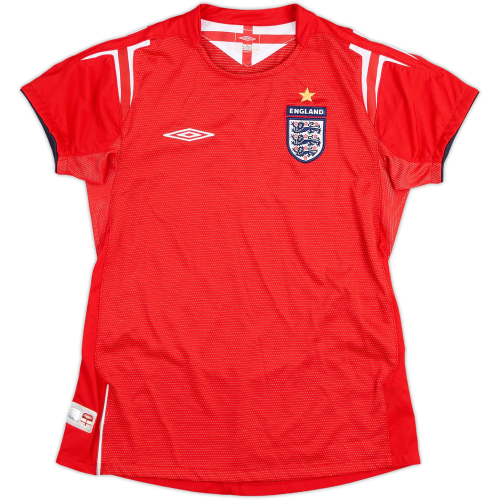 2004-06 England Camiseta visitante - 9/10 - (Mujeres S)