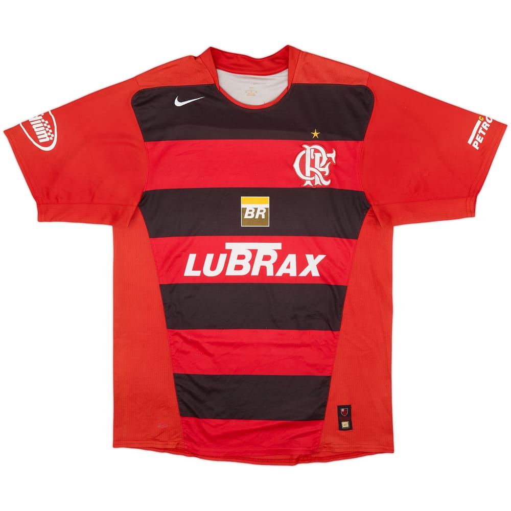 2005 Flamengo Home Shirt #10 - 9/10 - (XL)
