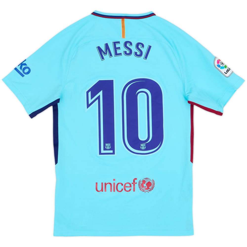 2017-18 Barcelona Away Shirt Messi #10 - 8/10 - (S)