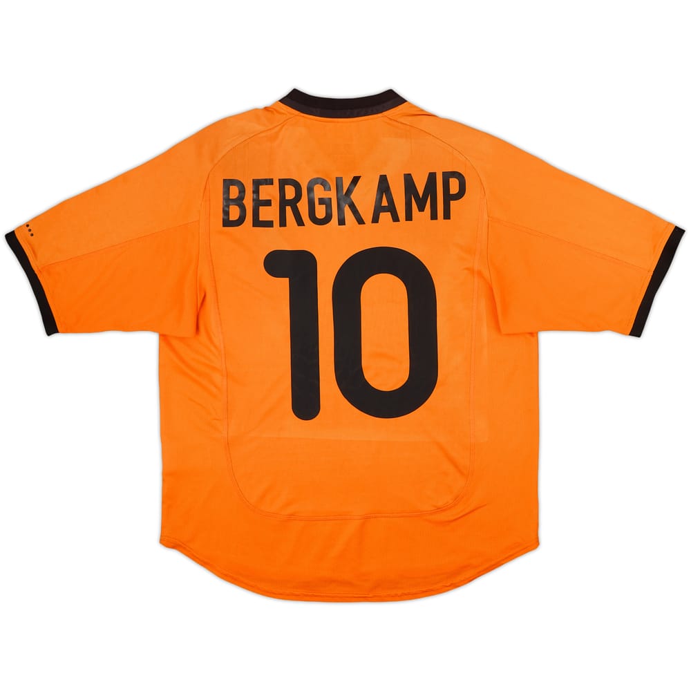 2000-02 Netherlands Home Shirt Bergkamp #10 - 7/10 - (M)