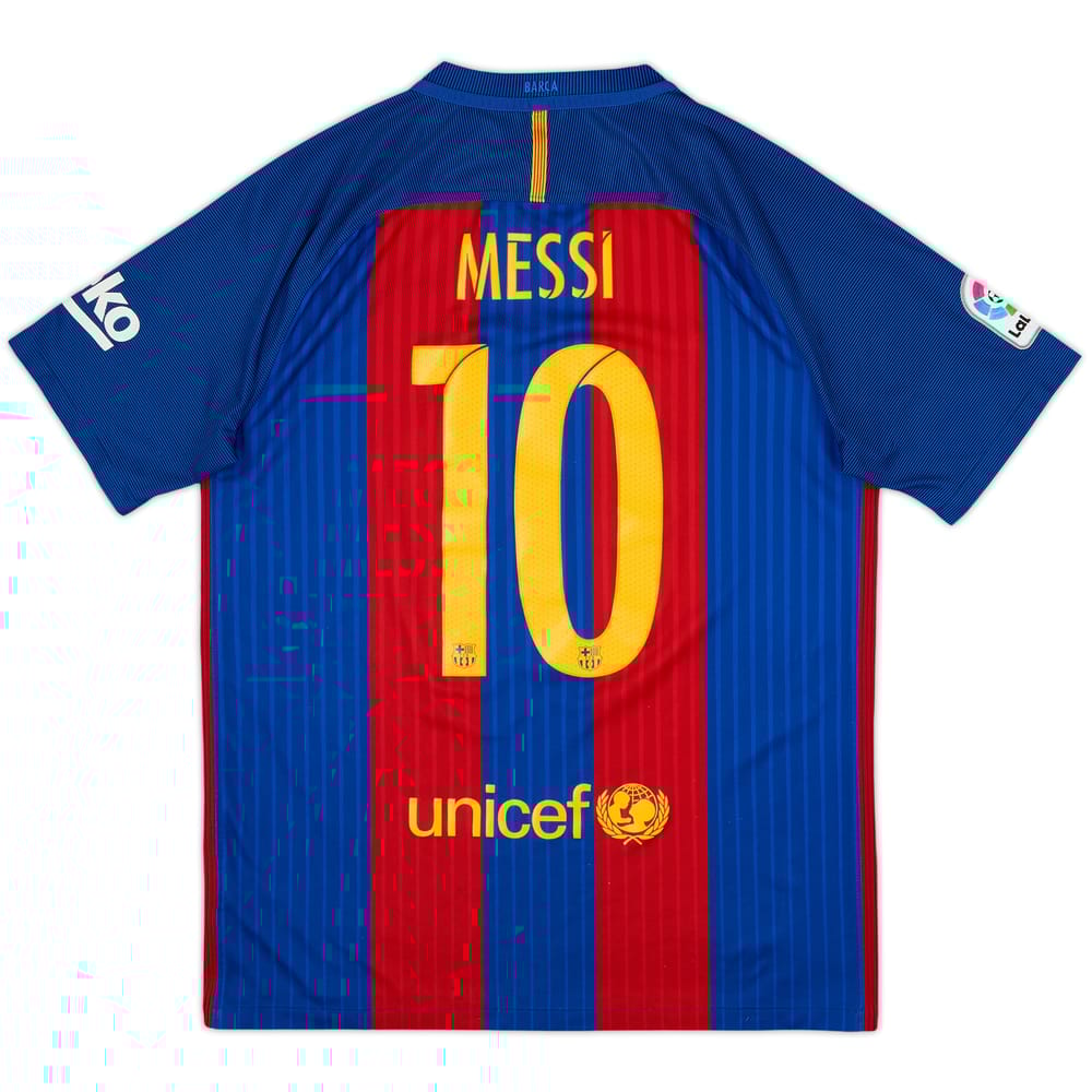 2016-17 Barcelona Home Shirt Messi #10 - 8/10 - (M)