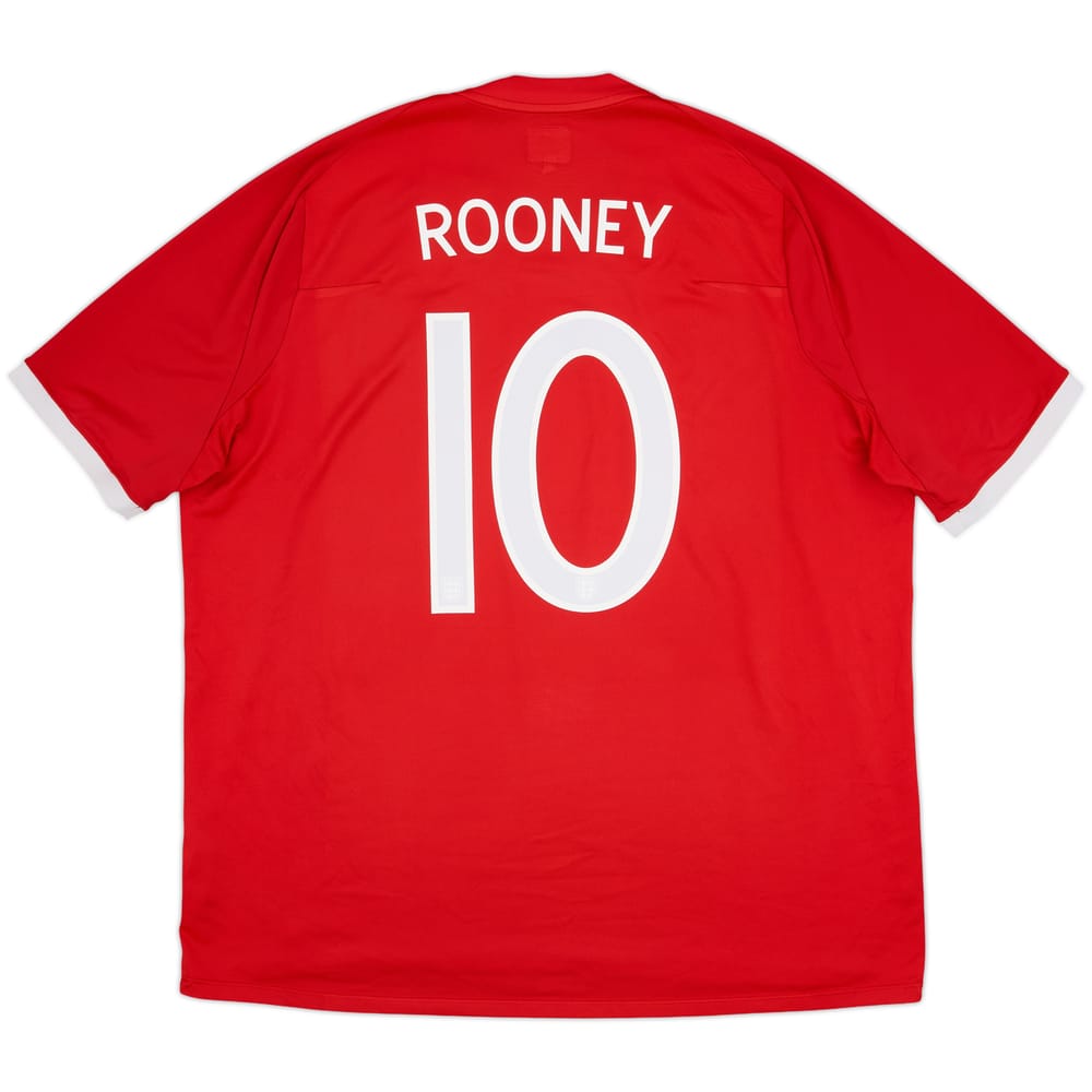 2010-11 England Away Shirt Rooney #10 - 6/10 - (XXL)