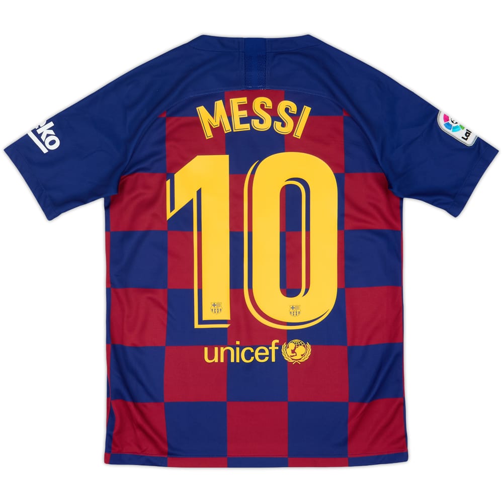 2019-20 Barcelona Home Shirt Messi #10 - 8/10 - (XL.Boys)