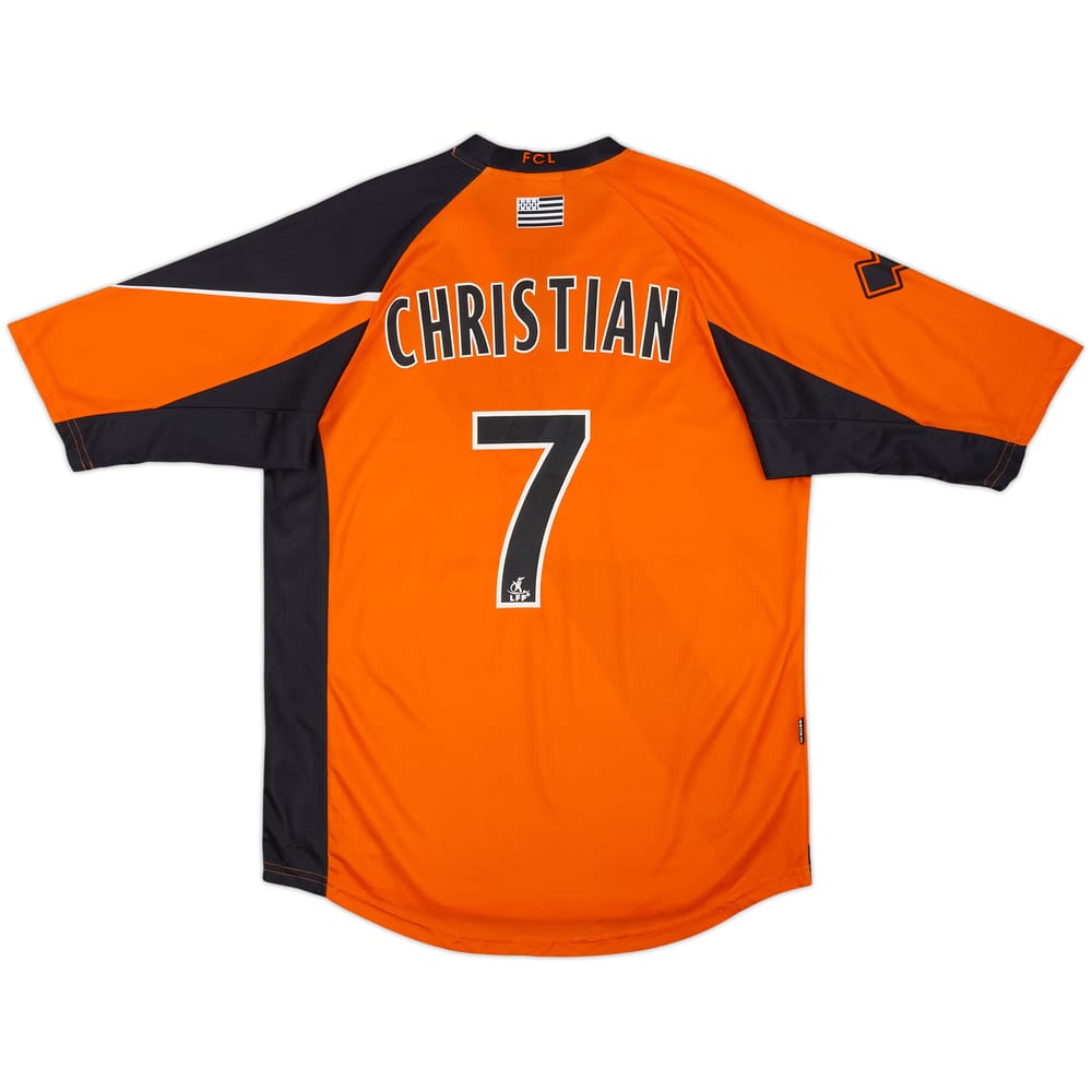 2008-09 Lorient Home Shirt Christian #7 - 6/10 - (XXL)