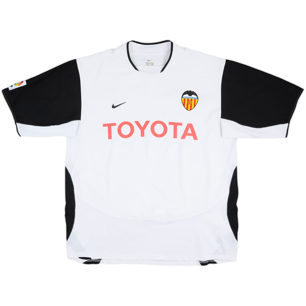 2003-04 Valencia Home Shirt - 8/10 - (XL)