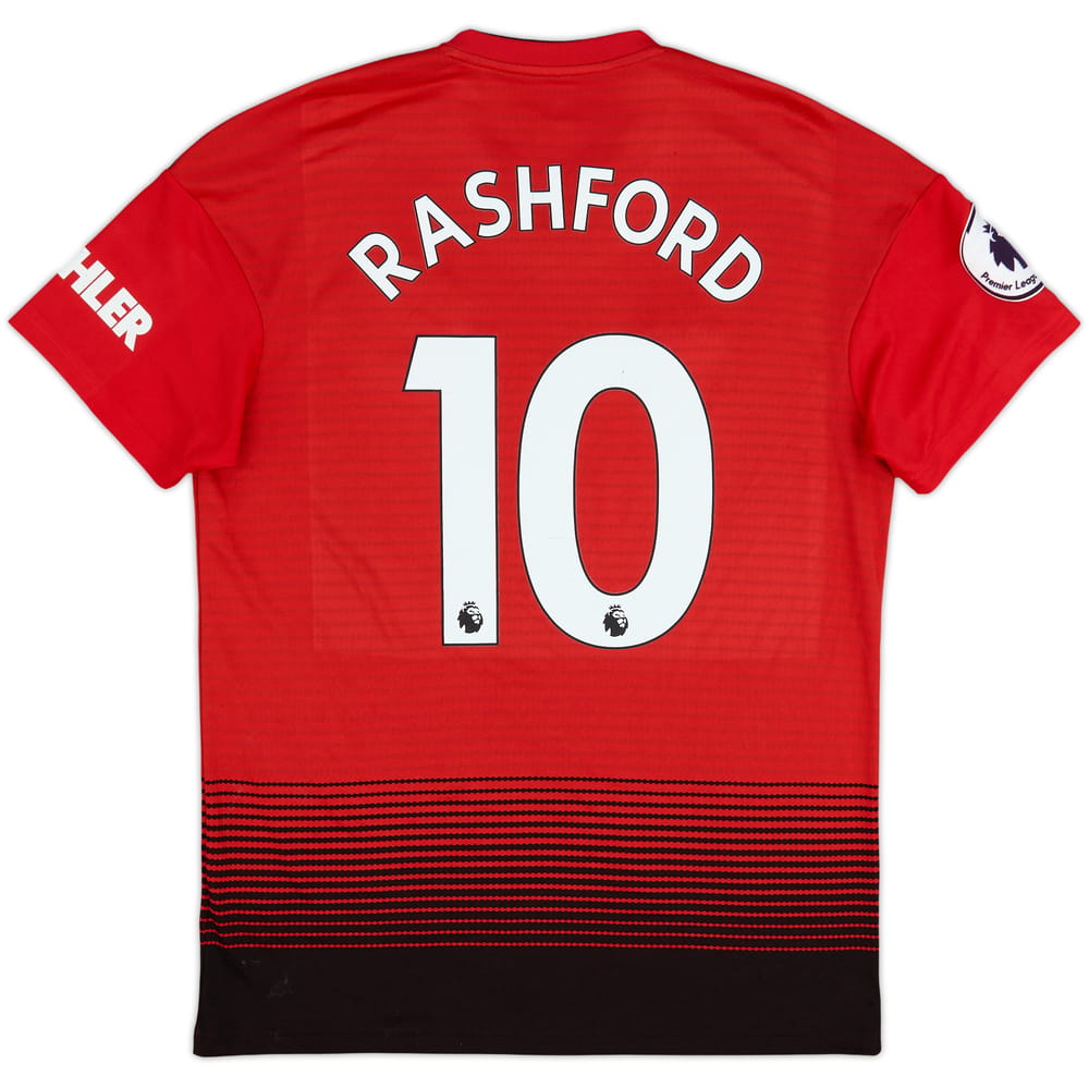 2018-19 Manchester United Home Shirt Rashford #10 - 7/10 - (M)
