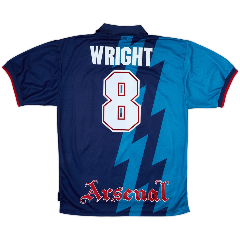 1995-96 Arsenal Away Shirt Wright #8 - 9/10 - (L)