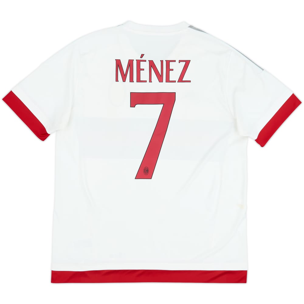 2015-16 AC Milan Away Shirt Menez #7 - 6/10 - (L)