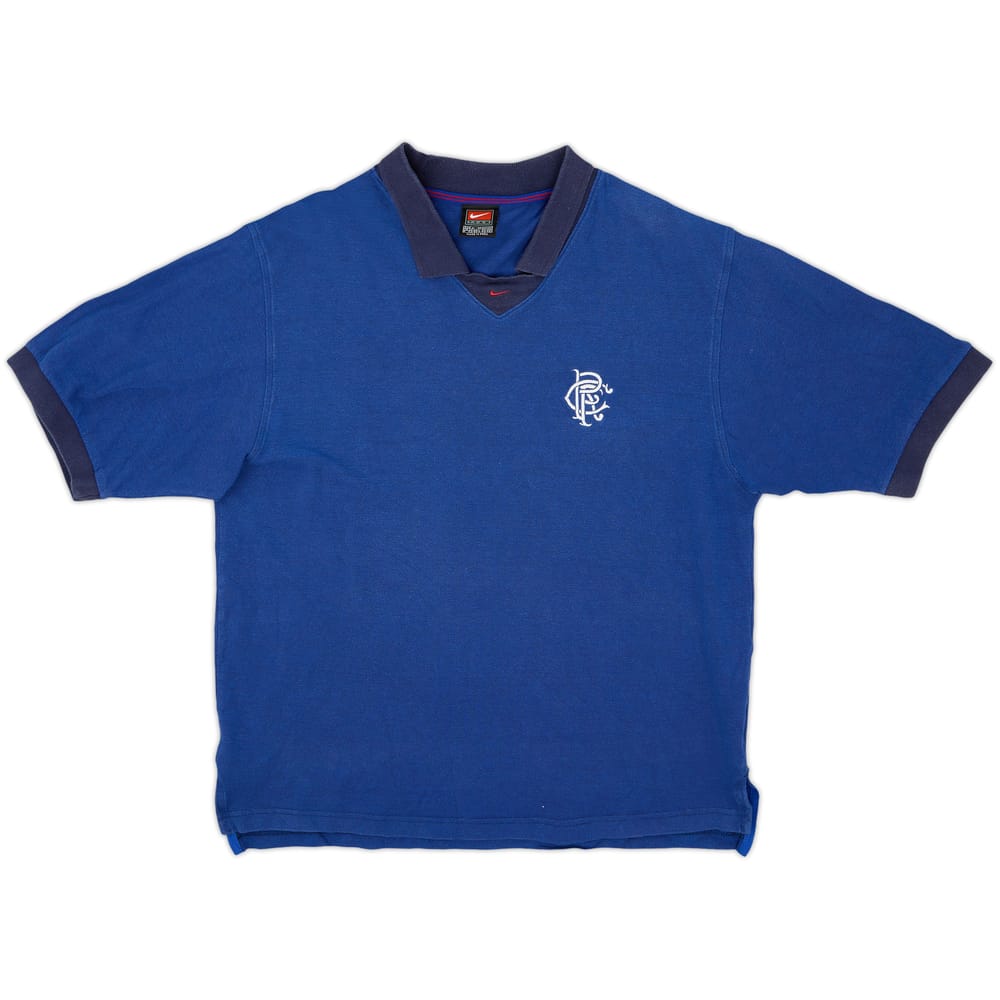 1999-00 Rangers Nike Polo Shirt - 6/10 - (L)