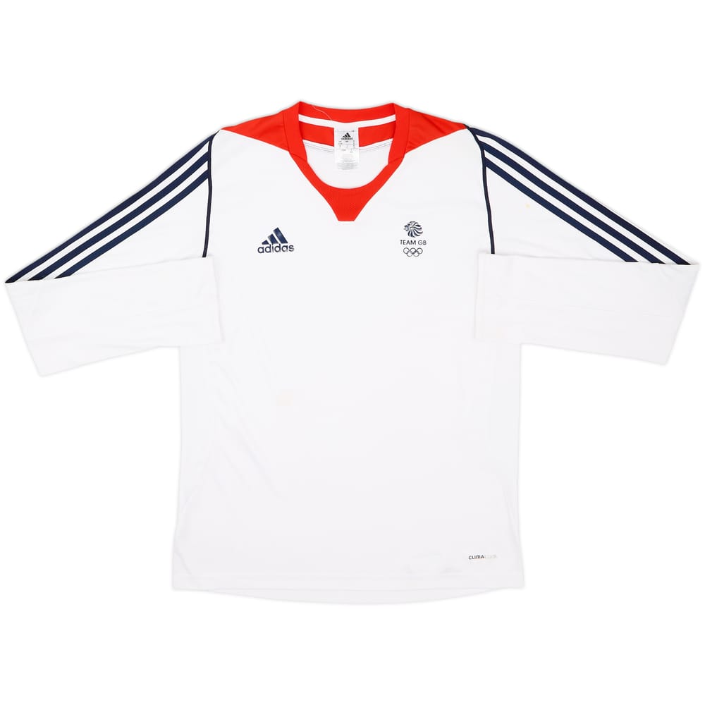 2012 adidas Team GB Olympic adidas Training L/S Shirt - 8/10 - (L)