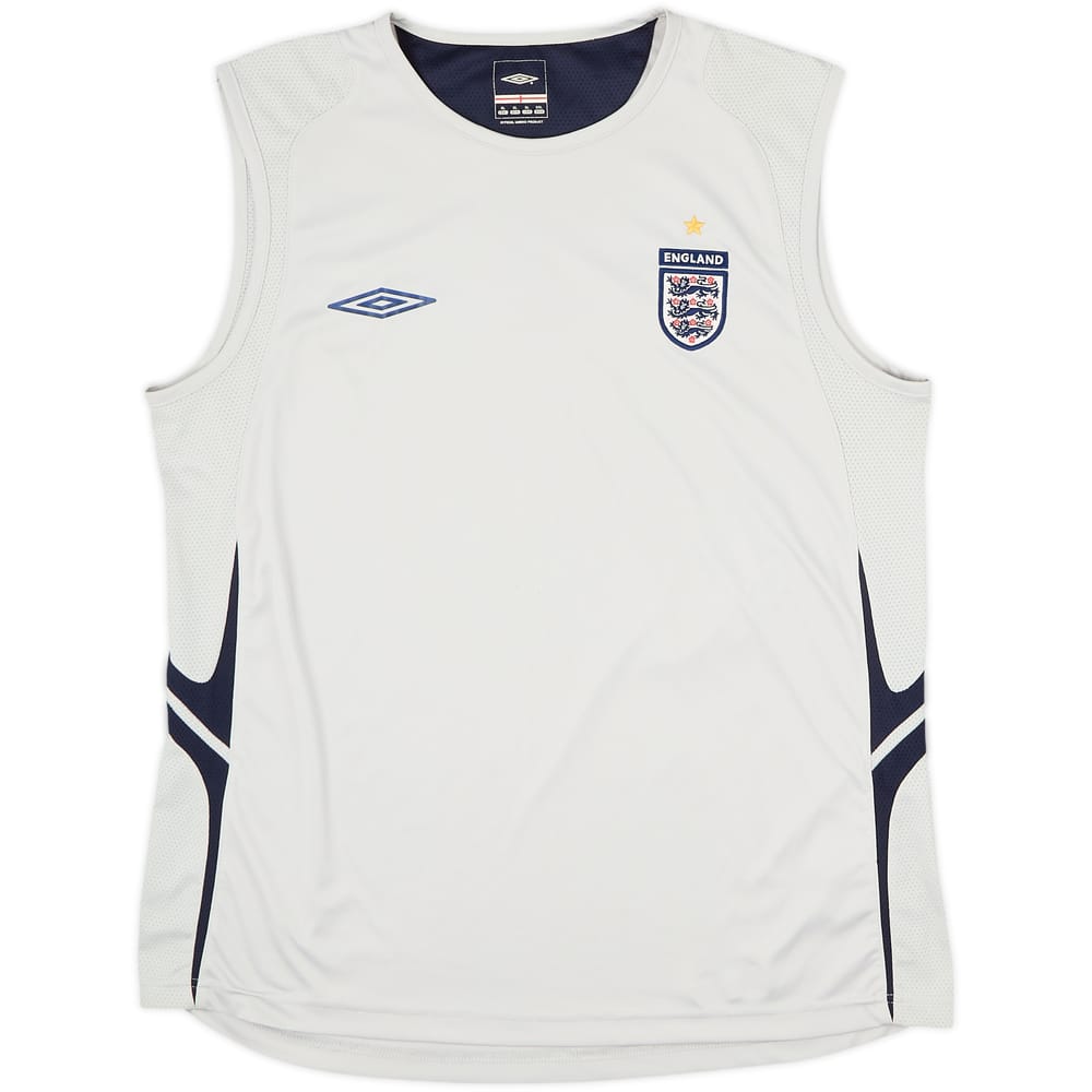 2006-07 England Umbro Training Vest - 8/10 - (XL)
