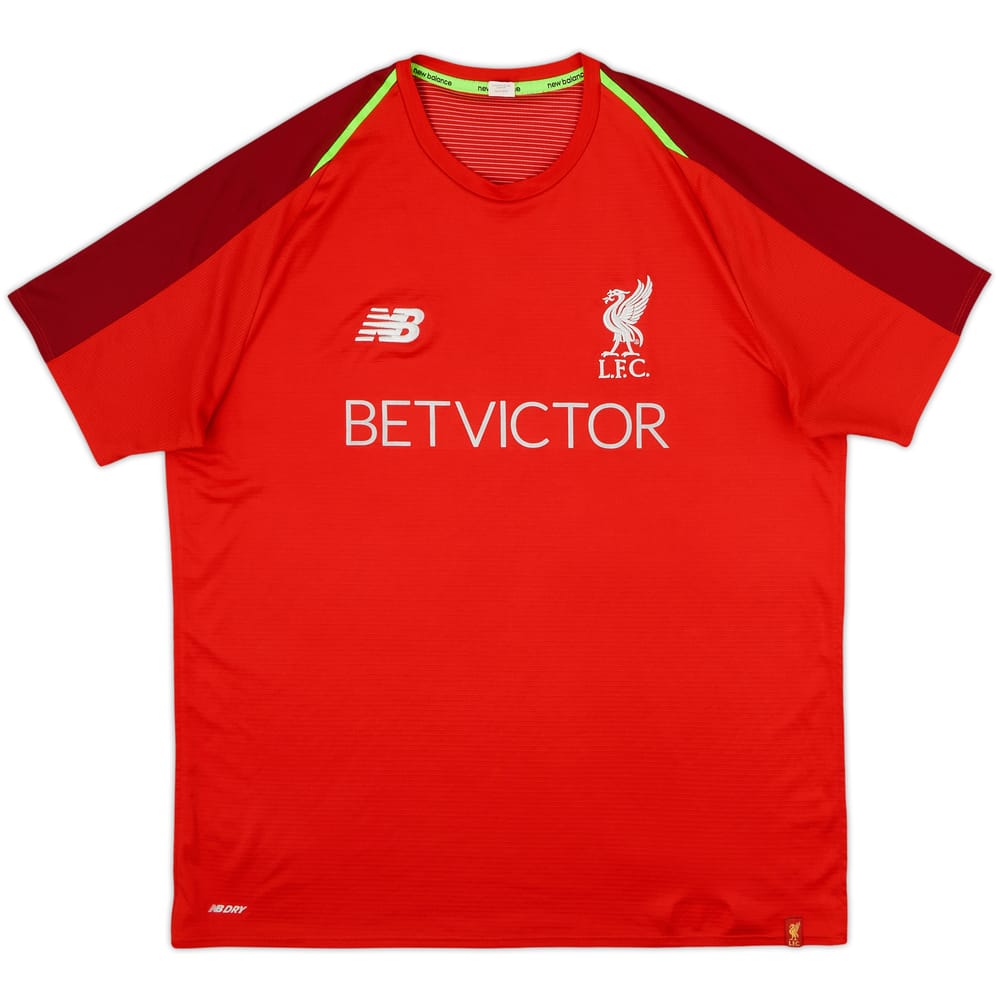 2017-18 Liverpool New Balance Training Shirt - 8/10 - (L)