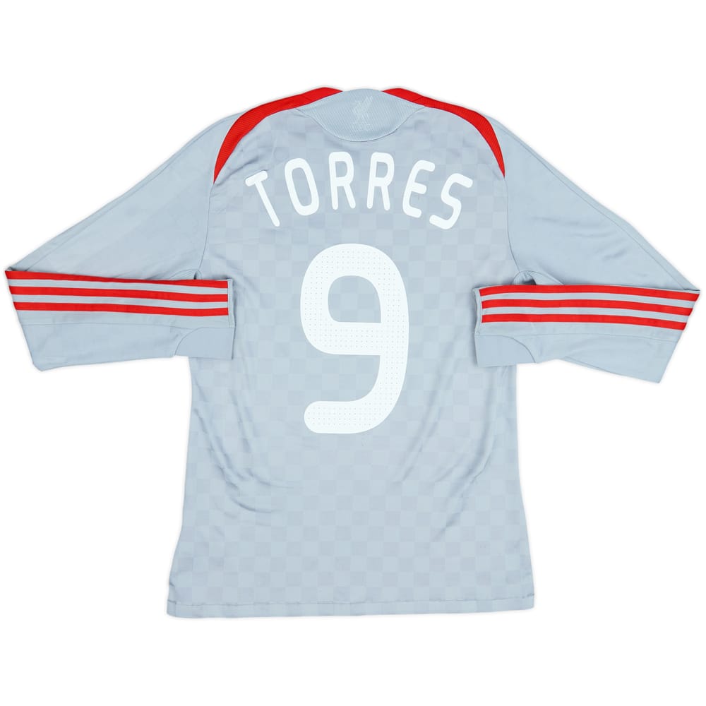 2008-09 Liverpool Away L/S Shirt Torres #9 - 6/10 - (S)