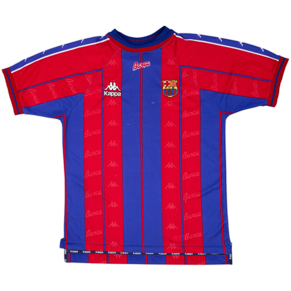 1997-98 Barcelona Home Shirt - 7/10 - (L)