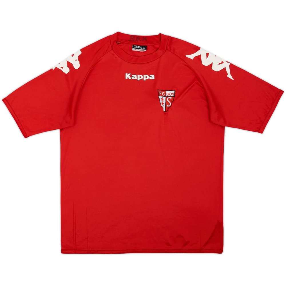 2009-10 FC Sion Kappa Training Shirt - 6/10 - (XL)