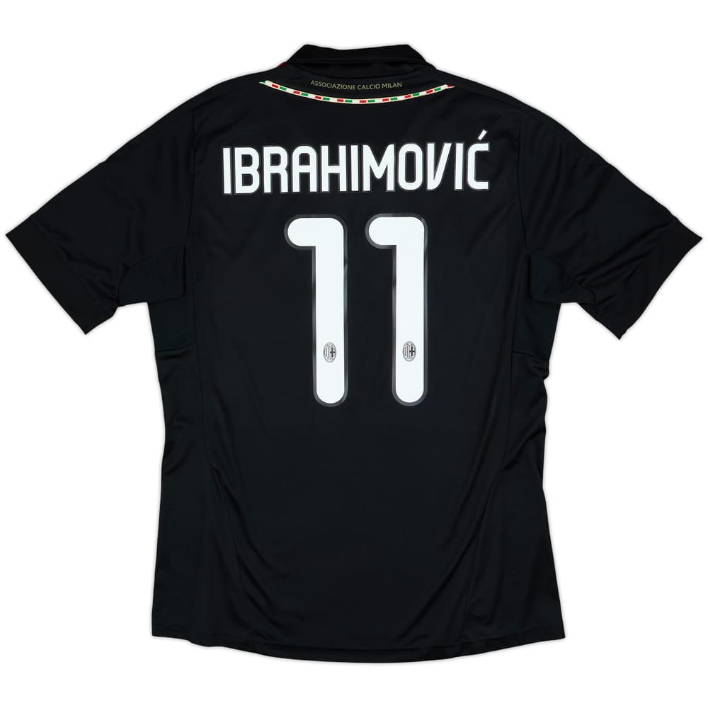 2011-12 AC Milan Third Shirt Ibrahimovic #11 - 9/10 - (L)