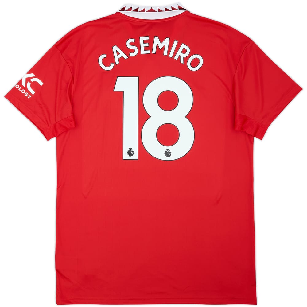 2022-23 Manchester United Home Shirt Casemiro #18 (L)