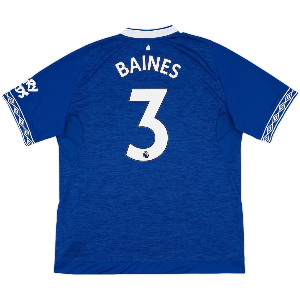 2018-19 Everton Home Shirt Baines #3 - 9/10 - (XXL)