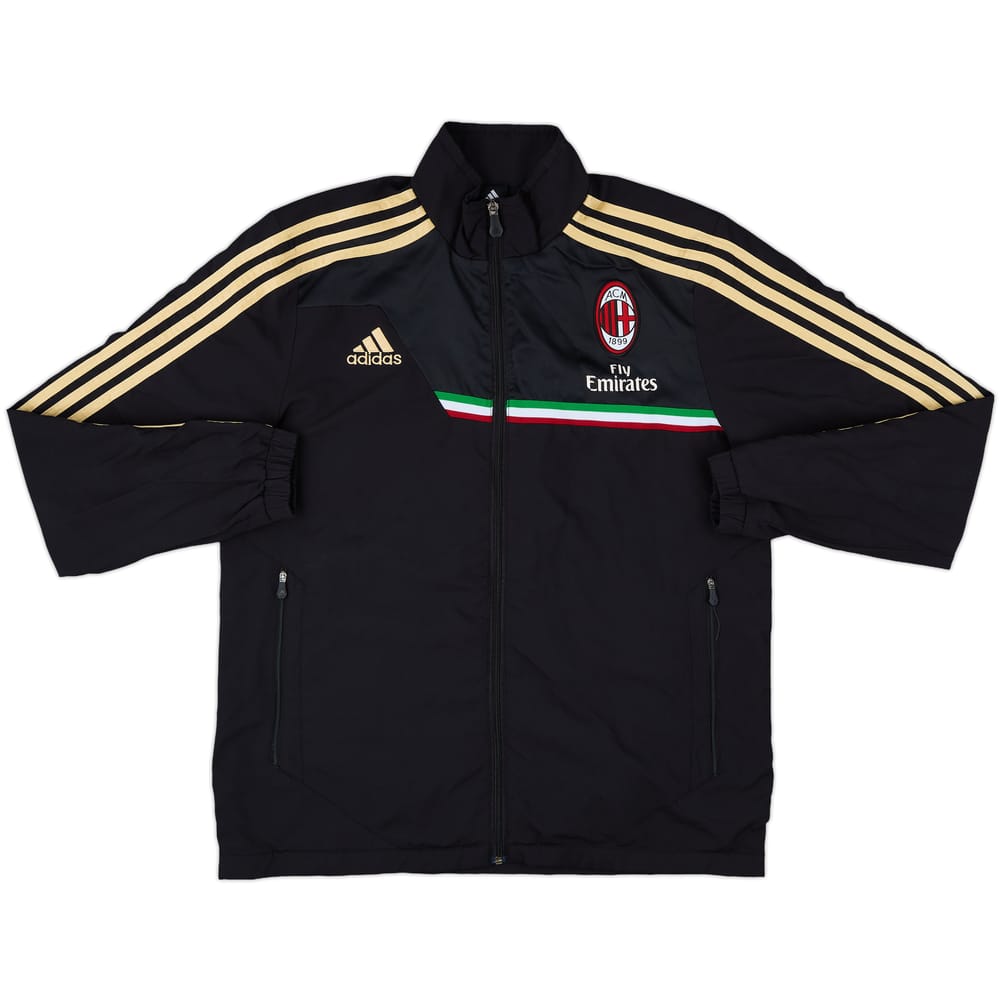 2012-13 AC Milan adidas Track Jacket - 8/10 - (L)