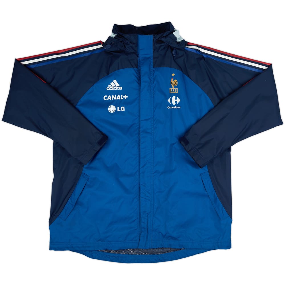 2002-04 France adidas Hooded Rain Jacket - 7/10 - (L/XL)