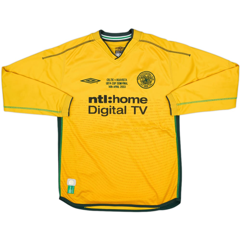 2002-03 Celtic 'Celtic v Boavista Away Shirt - 9/10 - (S)