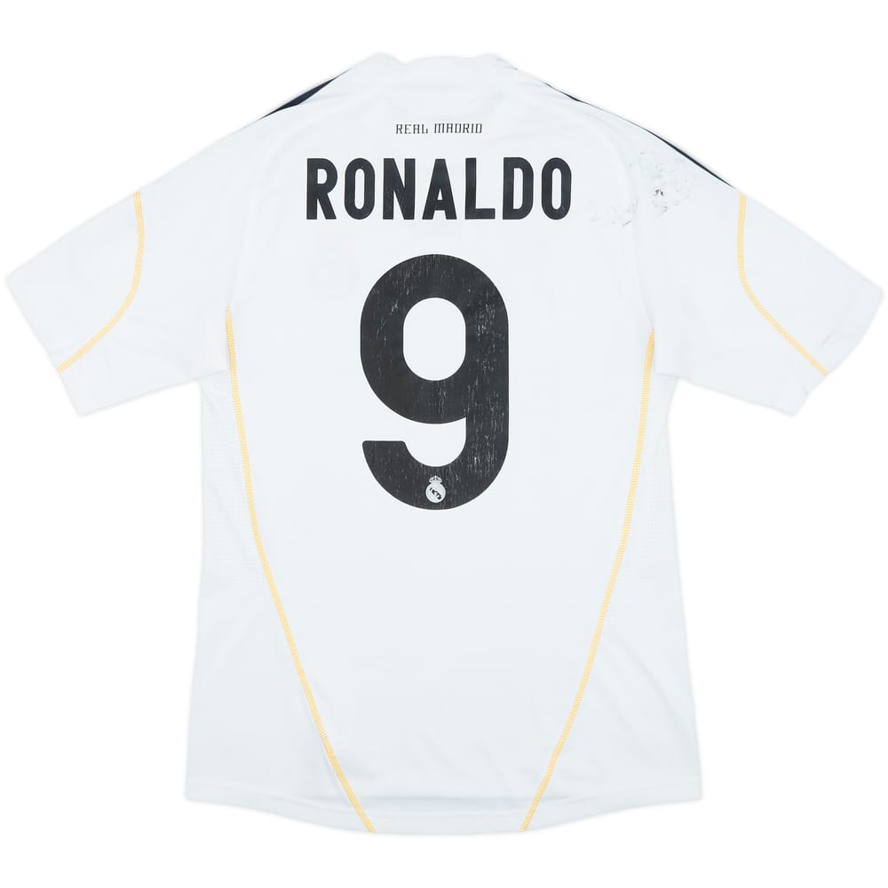 2009-10 Real Madrid Home Shirt Ronaldo #9 - 4/10 - (S)