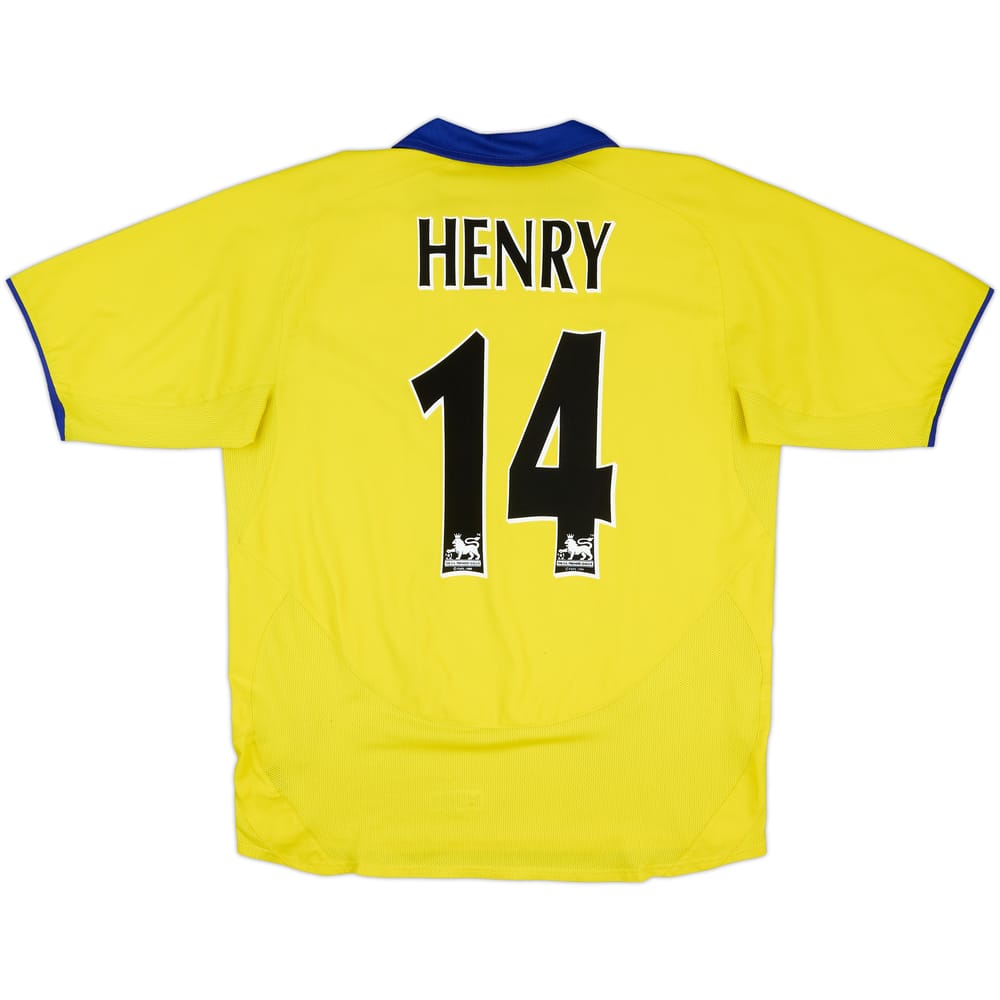 2003-05 Arsenal Away Shirt Henry #14 - 8/10 - (L)