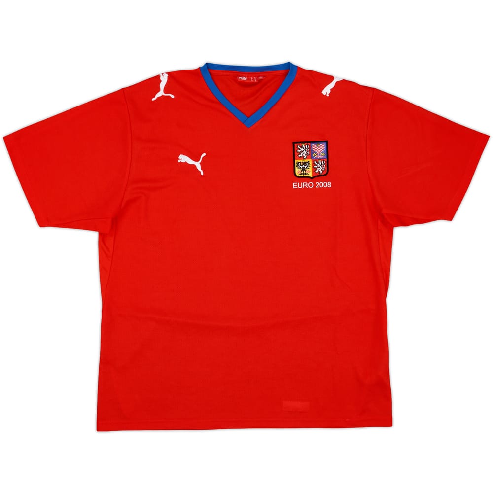 2008-09 Czech Republic 'Euro 2008' Home Shirt - 9/10 - (XL)