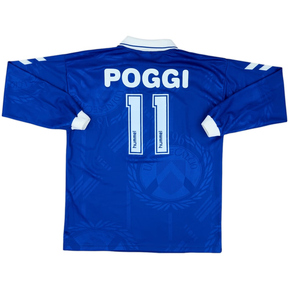 1997-98 Udinese Away L/S Shirt Poggi #11 - 8/10 - (XL)