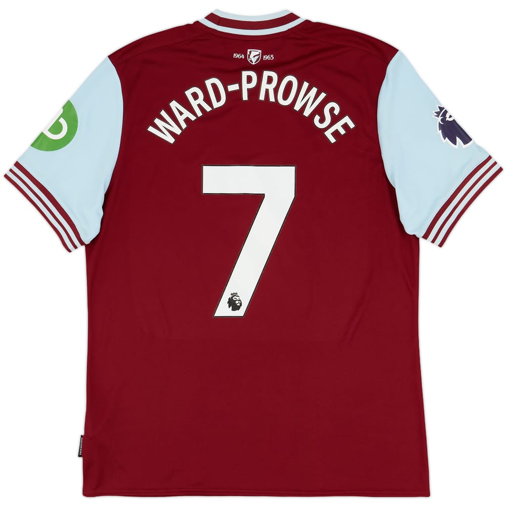 2024-25 West Ham Home Shirt Ward-Prowse #7 - 9/10 - (XL)